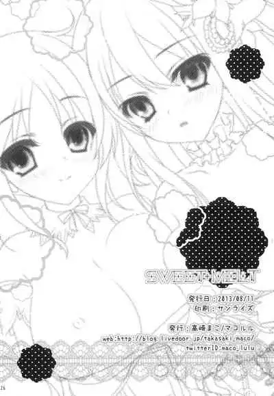 (C84) [macolulu (Takasaki Maco)] SWEET+MELT (THE IDOLM@STER CINDERELLA GIRLS)