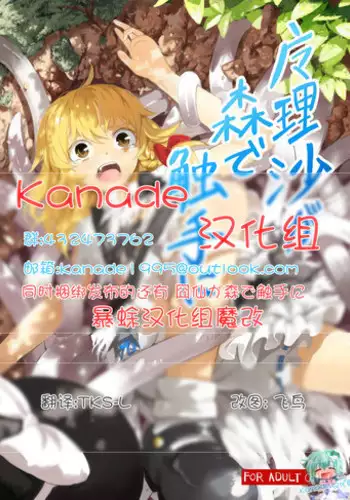 [Satei (s73d)] Marisa ga Mori de Shokushu ni (Touhou Project) [Chinese] [kanade汉化组] [Digital]