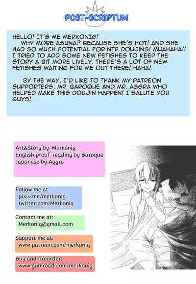 [Merkonig] B-Trayal 19-2 (Sword Art Online) [English] [Decensored]