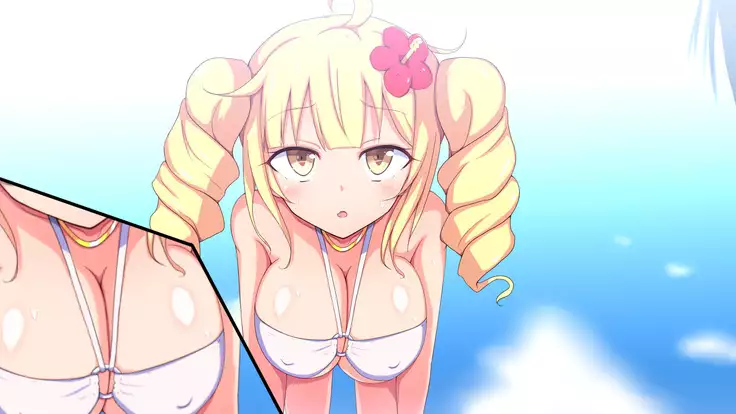 Kusuguri Robokan Beach Hen with Shokushu Kaibutsu