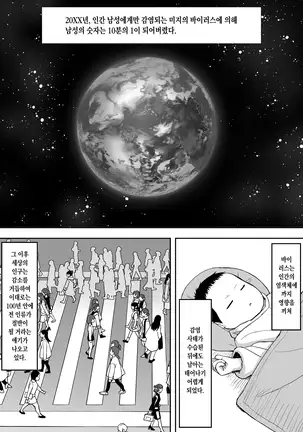 Otoko no Kazu ga 1/10 ni Natta Sekai de Shitai Houdai