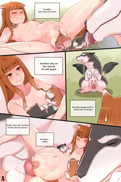 Color of Forest and Wolf