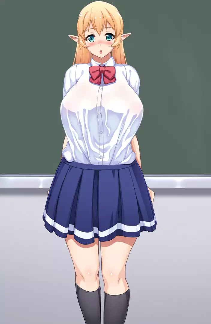 Junshin na Elf no Ryuugakusei ni Anal Choukyo shiyo!