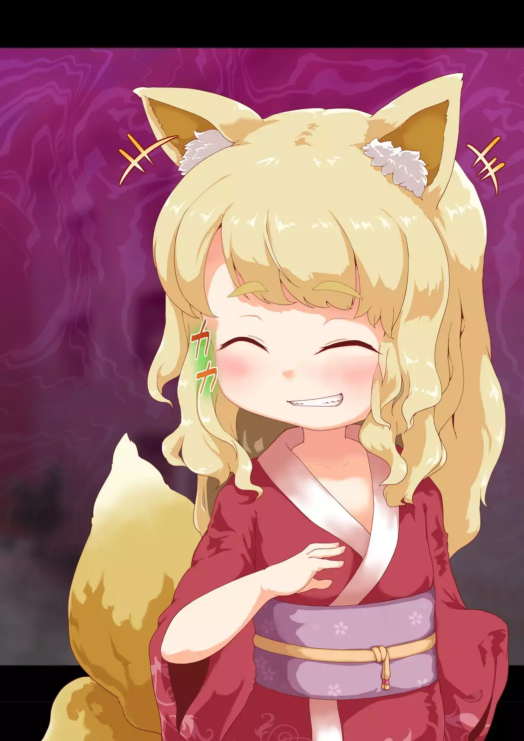 Noja Loli Kitsune Musume no Yawaraka Otete de Shiboraretai!